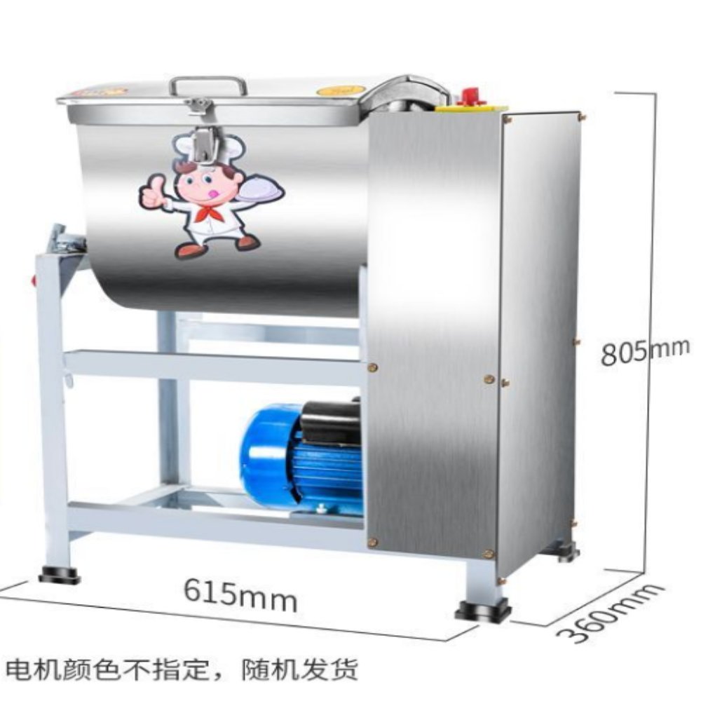 Dough Mixer Square‑Cover 15 kg All‑Stainless Dough Mixer